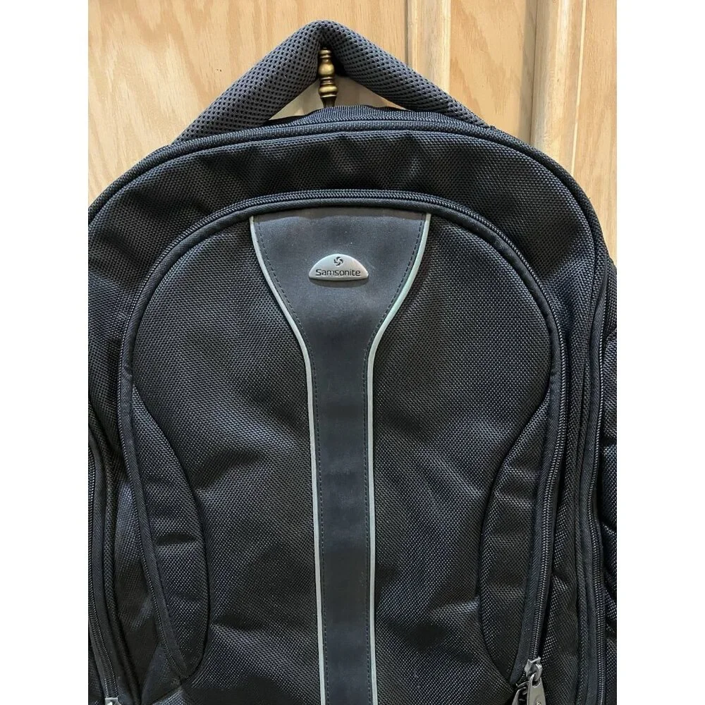 Samsonite Casual Executive Laptop Backpack Heavy-Duty/Padded ~ Black